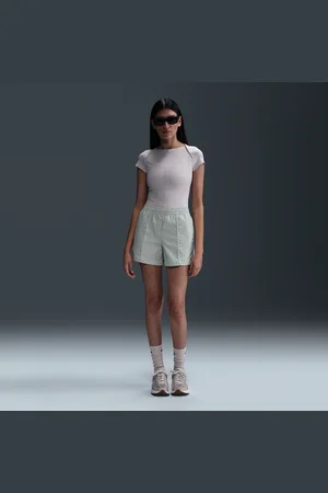 Nike Vævevde Sportswear Everything-shorts med mellemhøj talje til kvinder (13 cm)