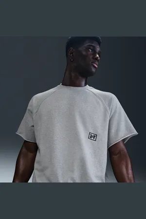 Nike Kortærmet Heritage Dri-FIT-fitnesstrøje i fleece til mænd