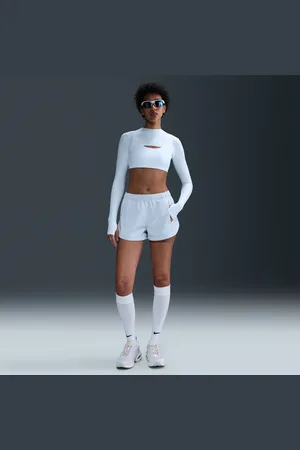 Nike Sportswear Windrunner-shorts med mellemhøj talje til kvinder (5,1 cm)