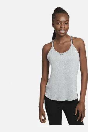 Nike Dri-FIT One Elastika-tanktop i standardpasform til kvinder