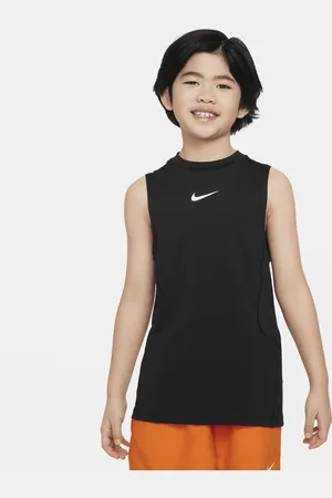 Nike Pro-bluse uden ærmer til større børn (drenge)