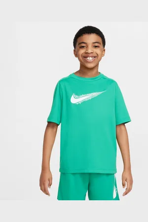 Nike Kortærmet Multi Dri-FIT-overdel til større børn (drenge)