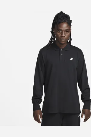 Nike Langærmet Club-strikpolo til mænd