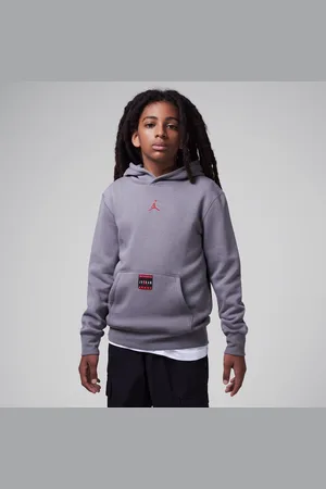 Jordan J-Day Brooklyn-hættetrøje i fleece til større børn