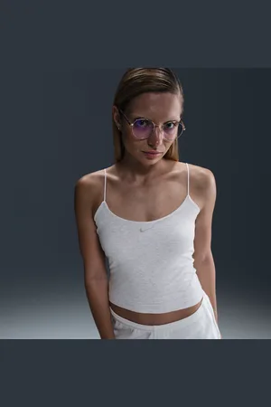 Nike Maskinstrikket Sportswear Chill Cami-tanktop med tætsiddende pasform til kvinder