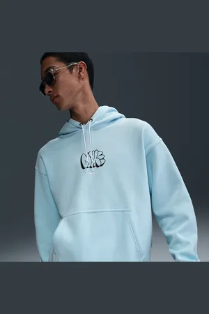 Nike Solo Swoosh-hættetrøje i fleece til mænd