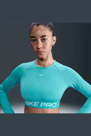 Nike Kort Pro Dri-FIT-top med lange ærmer til kvinder