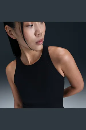 Nike Zenvy Dri-FIT-tanktop i rib til kvinder