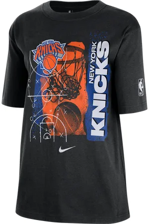 Nike New York Knicks Courtside NBA-T-shirt til kvinder
