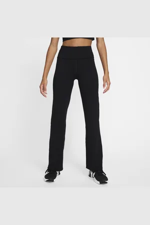 Nike Højtaljede One Dri-FIT-bukser med foldekant til kvinder