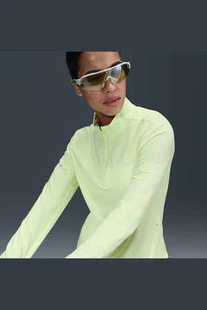 Nike Swift UV-løbetop med Dri-FIT og 1/4 lynlås til kvinder