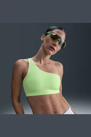 Nike Zenvy Asymmetrical-sports-bh med let støtte og indlæg til kvinder