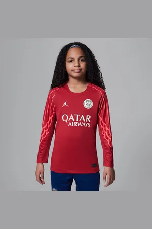 Jordan Langærmet Paris Saint-Germain 2025 Stadium Goalkeeper Fourth Dri-FIT Replica-fodboldtrøje til større børn