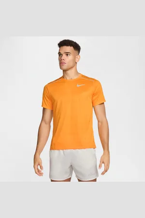 Nike Kortærmet Miler-løbeoverdel til mænd