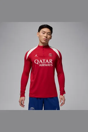 Jordan Maskinstrikket Paris Saint-Germain Strike Fourth Dri-FIT-træningstrøje til fodbold til mænd