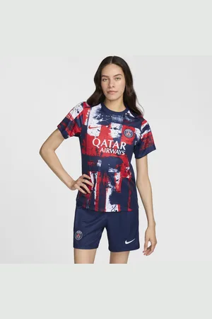Nike Paris Saint-Germain Academy Pro Home -opvarmningstrøje til fodbold til kvinder
