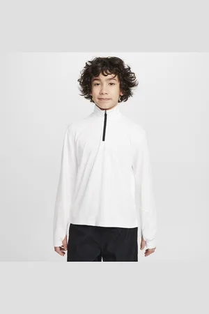 Nike Langærmet Multi Dri-FIT UV-top med 1/2-lynlås til større børn (drenge)