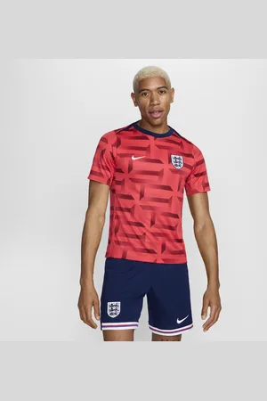 Nike England Academy Pro Dri-FIT-Pre-Match-fodboldtrøje med korte ærmer til mænd