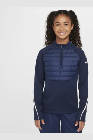 Nike Chelsea FC Academy Winter Warrior Therma-FIT-fodboldtræningstrøje til større børn