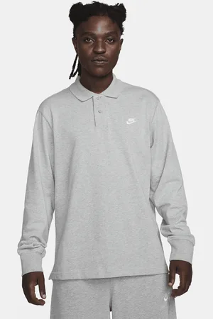 Nike Langærmet Club-strikpolo til mænd