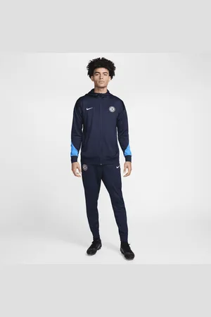 Nike Maskinstrikket Chelsea FC Strike Dri-FiT-fodboldtracksuit med hætte til mænd