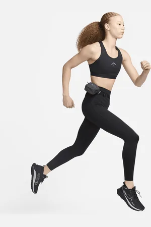 Nike Trail Go-leggings i 7/8 længde med høj talje, fast støtte og lommer til kvinder