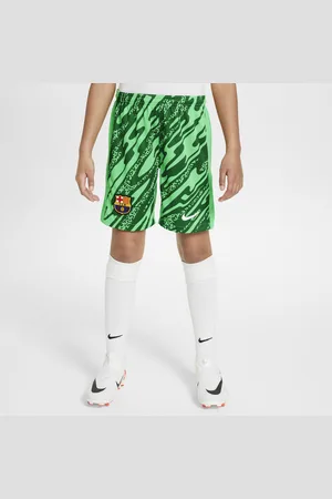 Nike FC Barcelona 2024/25 Stadium Goalkeeper Dri-FIT Replica-fodboldshorts til større børn