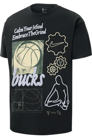 Nike Milwaukee Bucks Courtside NBA Max90-T-shirt til mænd