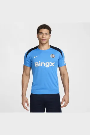 Nike Kortærmet Chelsea FC Strike Dri-FIT-fodboldoverdel i maskinstrik til mænd