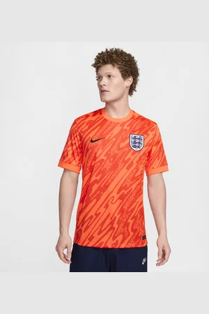 Nike England 2024/25 Stadium Goalkeeper Dri-FIT Replica-fodboldtrøje med korte ærmer til mænd (kvindehold)