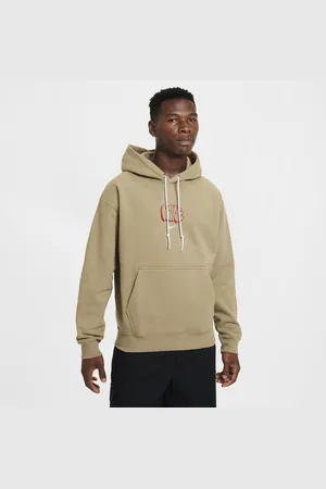 Nike Solo Swoosh-hættetrøje i fleece til mænd