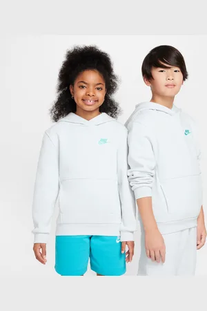 Nike Sportswear Club Fleece-pullover-hættetrøje til større børn
