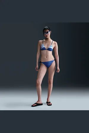 Nike Swim Sailboat-bikiniunderdel med bindesnor til kvinder