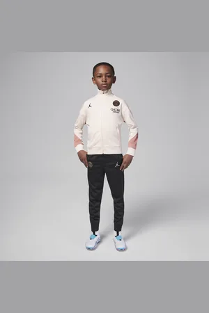 Jordan Maskinstrikket Paris Saint-Germain Strike Third Dri-FIT-fodboldtracksuit til mindre børn