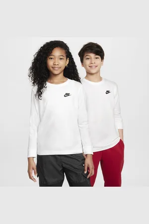 Nike Langærmet Sportswear-T-shirt til større børn