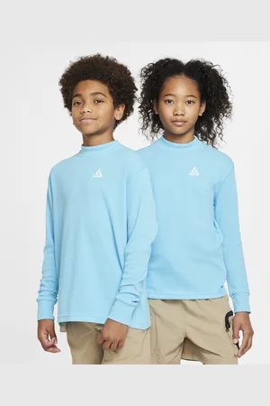Nike Langærmet ACG Dri-FIT-overdel med waffle-mønster til større børn
