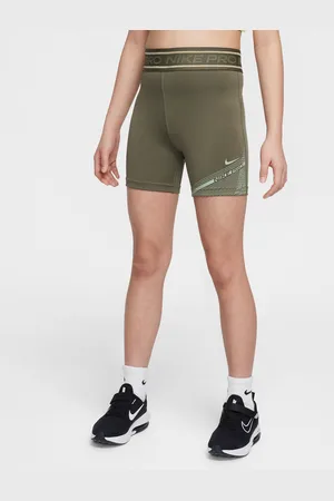 Nike Pro Dri-FIT-shorts til piger (7,6 cm)