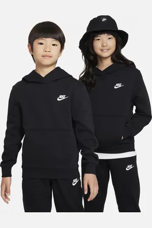 Nike Sportswear Club Fleece-pullover-hættetrøje til større børn