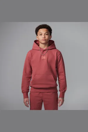 Jordan MJ Flight-pullover-hættetrøje i fleece til større børn