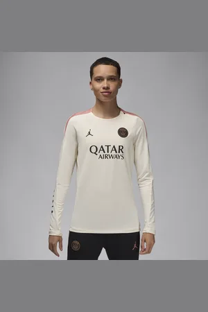 Jordan Maskinstrikket Paris Saint-Germain Strike Third Dri-FIT-fodboldtrøje med rund hals til kvinder
