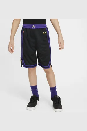 Nike Los Angeles Lakers 2023/24 City Edition Dri-FIT NBA Swingman-shorts til større børn