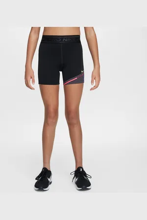 Nike Pro Dri-FIT-shorts til piger (7,6 cm)