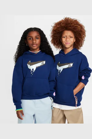 Nike Oversized SB EasyOn-skaterhættetrøje til større børn