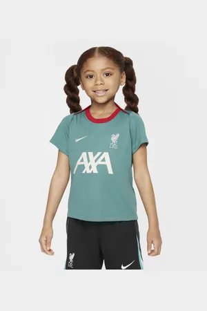 Nike Liverpool FC Academy Pro Dri-FIT-fodboldtrøje med korte ærmer til mindre børn