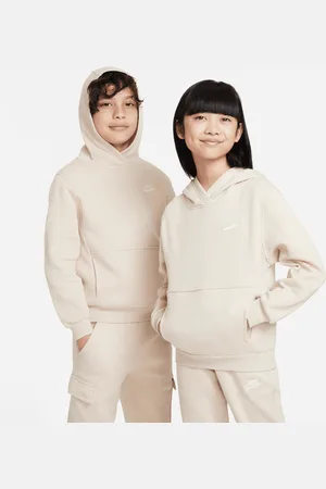 Nike Sportswear Club Fleece-pullover-hættetrøje til større børn