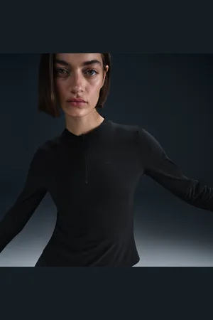 Nike Court Advantage-Dri-FIT-tennistop til mellemlag til kvinder