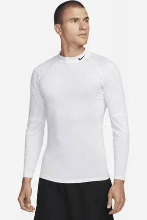 Nike Langærmet Pro Dri-FIT Fitness-trøje med høj krave til mænd