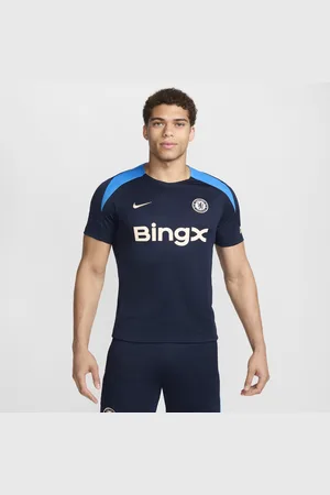 Nike Kortærmet Chelsea FC Strike Dri-FIT-fodboldoverdel i maskinstrik til mænd