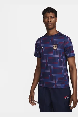 Nike England Academy Pro Dri-FIT-Pre-Match-fodboldtrøje med korte ærmer til mænd