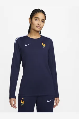 Nike FFF Strike Dri-FIT-fodboldtrøje med rund hals til kvinder